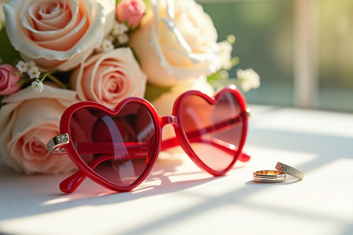 lunettes cœur