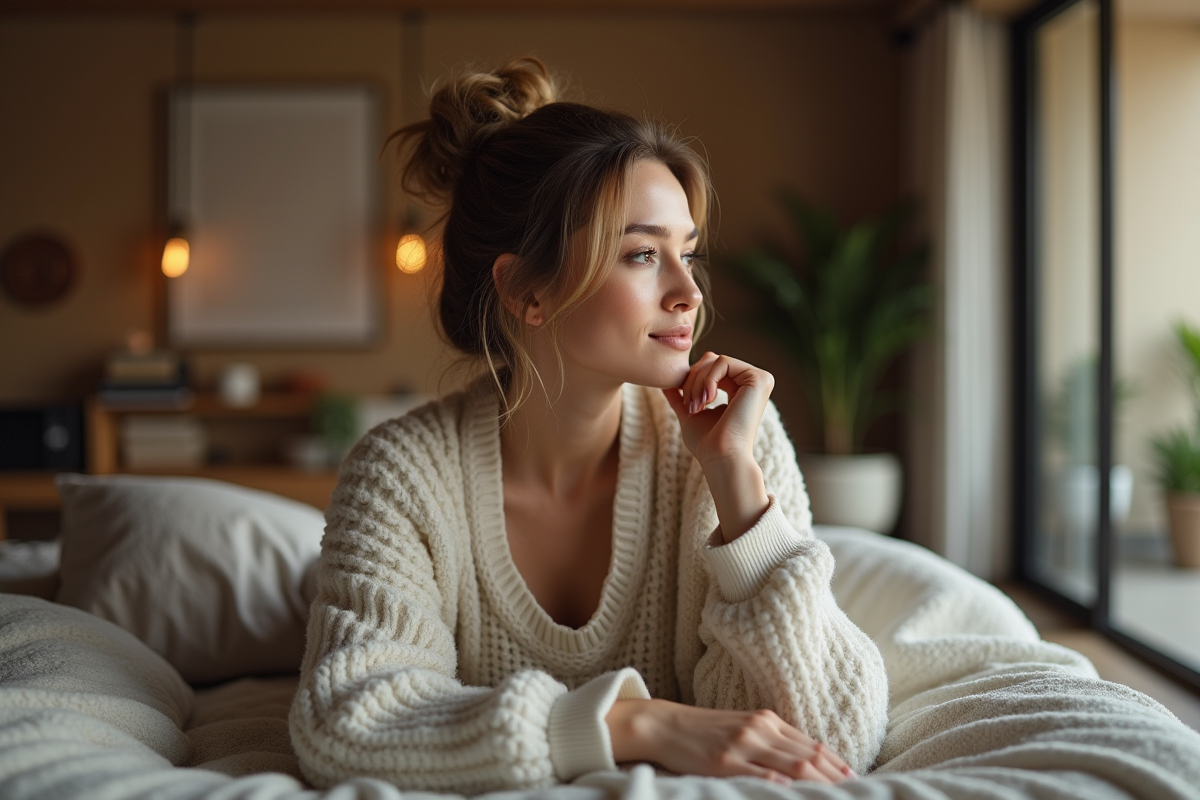 coiffure décontractée